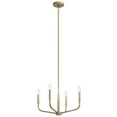thumbnail image 1 of 52716CPZ Kichler Lighting Madden - 4 Light Semi-Flush Mount-16.75 Inches Tall and 20 Inches Wide-Champagne Bronze Finish, 1 of 6