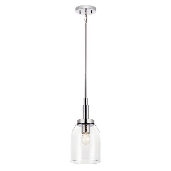 52725CH-Kichler Lighting-Madden - 1 Light Mini Pendant-15 Inches Tall and 7 Inches Wide-Chrome Finish