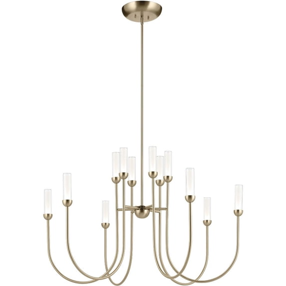 Kichler Lighting - Moraine - 55W 12 LED XLarge Chandelier-27.5 Inch Tall and 40