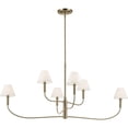 thumbnail image 1 of 52768CPZ Kichler Lighting Eadie - 6 Light XLarge Chandelier-23.25 Inch Tall and 6 Inch Wide-Champagne Bronze Finish, 1 of 7