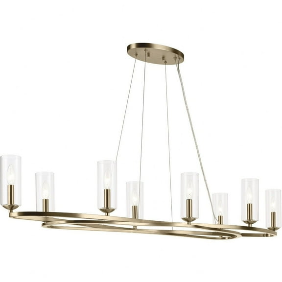 Kichler Lighting - Harpin - 8 Light Oval Chandelier-8.75 Inch Tall and 16.25