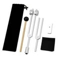 thumbnail image 1 of 528 HZ Tuning Forks for Healing Chakra Set OM136.1 Hz for Repair Sound Healing Instruments with Tuning Fork Holder B, 1 of 5