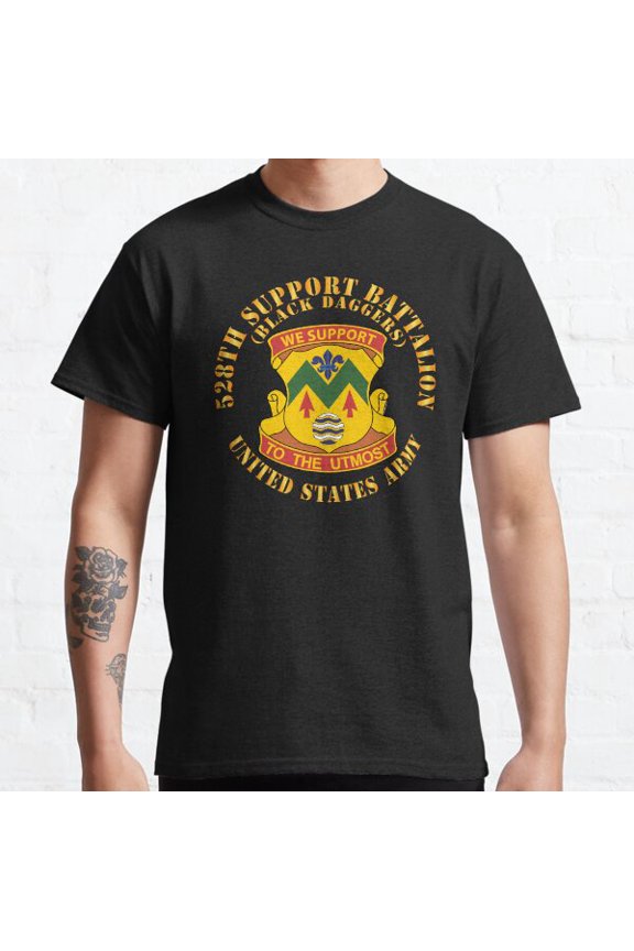 528Th Support Battalion Dui Black Daggers X 300 Classic T-shirt