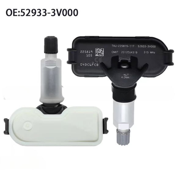 52933-3V000 529333V000 is suitable for modern tire pressure sensors and tire pressure detectors TMPS, with 4 pieces per set
