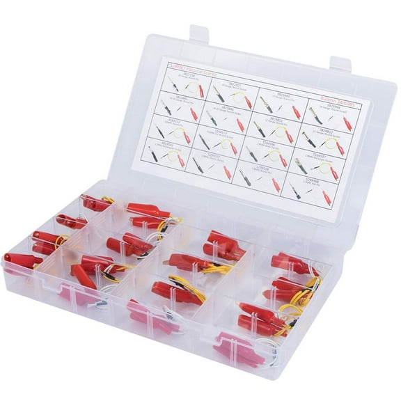 5299367 Test Lead Kit 16 Pieces Electrical Testers Wire Connectors Cables Set Fits for Cummins Circuit Connection/Experiment