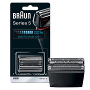 52B Series 5 Electric Shaver Head Replacement Cassette for Br-aun Razors 5030s, 5140s, 5145s, 5147s, 5195cc,Black