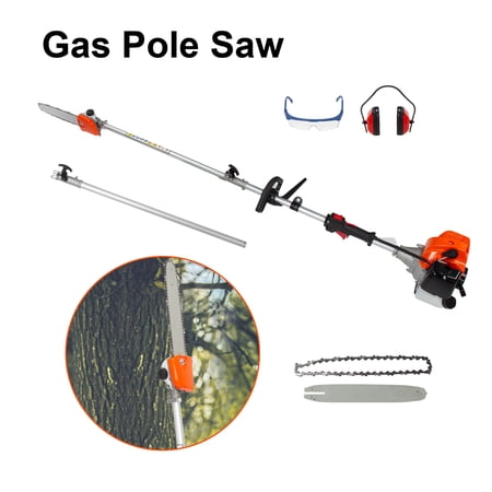 52CC 2-Cycle Pole Saw Pruner Pruning Saw Gas Powered Extend Wood Tree Trimmer