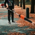 thumbnail image 1 of 52CC 2 Stroke Gas Powered Backpack Sweeper with Blower, 2.3HP Outdoor Handheld Sweeper Snow Sweeping Grass Artificial Power Broom for Street Farms, 1 of 21