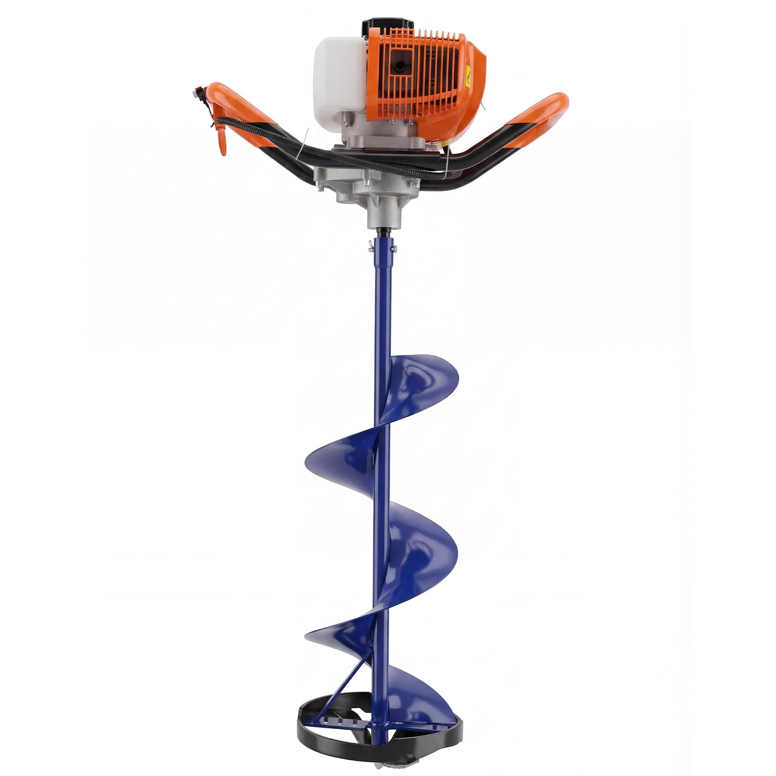 52CC 2 Stroke Gas Powered Ice Auger for Ice Fishing, Heavy Duty Ice ...
