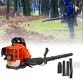 thumbnail image 1 of 52CC Gas Backpack Leaf Blower 2 Cycle Enginee 550 CFM 200MPH Ergonomic Harness System Low Vibration and Cruise Control Powerful Gas Blowers for Lawn Yard Care-Gifts for Dad, 1 of 8