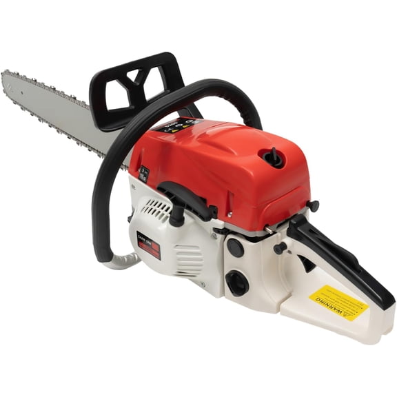 52CC Gas Chainsaw 22 Inch Gas Powered Chainsaw 2 Stroke Gas Chain Saws Hand Self-reset Pull Start Handheld Gasoline Chain Saws with Air-cooled System for Chopping Wood