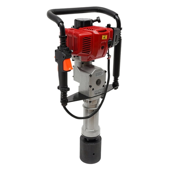 52CC Post Driver 2-Stroke engine with Strong Power Output Gasoline Powered, 2 Stroke Farmland Fence Pile Driver,Air Cooling, Single-Cylinder 1900W 800-2800bpm 6500rpm