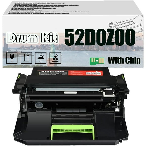 52D0Z00 Imaging Drum Kit, Compatible for Lexmark MS710 MS711 MS810 MS811 MS812 MX710 MX810 MX811 MX812 Printers【High Print Volume with Chip】
