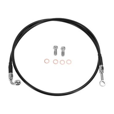 52” Hydraulic Front Brake Line Kit For 10-12” Handlebars – Fits Harley Dyna Models 2008-2017 – Replaces 45112-08 – Black