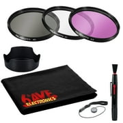 52MM Lens Filter Accessory Kit Basic Bundle for 52MM Diameter Lenses + More