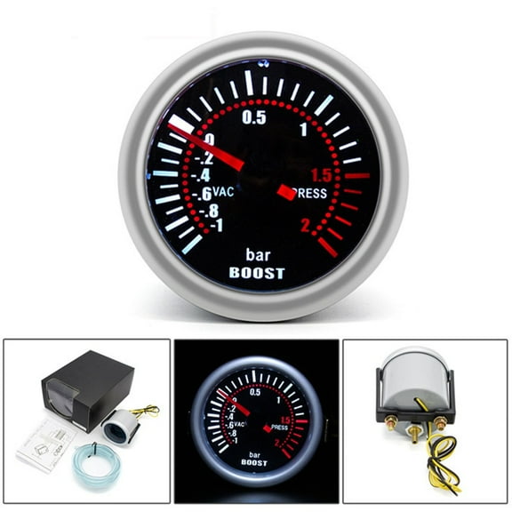 52Mm Black Car Vacuum Gauge With Professional Installation Recommended