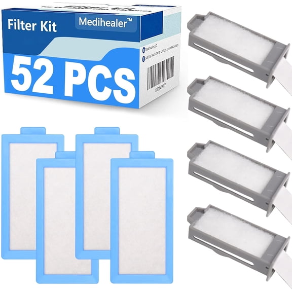 52PCS CPAP Filters for Dreamstation 2- Replacement Filters Compatible with Dreamstation 2: Includes 4 Preassembled Filters+ 22 Pollen Filters+ 22 Ultra-Fine Filters,Reusable Supplies by .