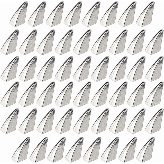 52Pcs 22mm Black Dragon Claw and Studs Metal Punk Rock Spikes Screw Back Rivet Cat Claw Spikes Cone Stud for DIY Leather Clothing Bag Shoes Crafting Decorate Accessories