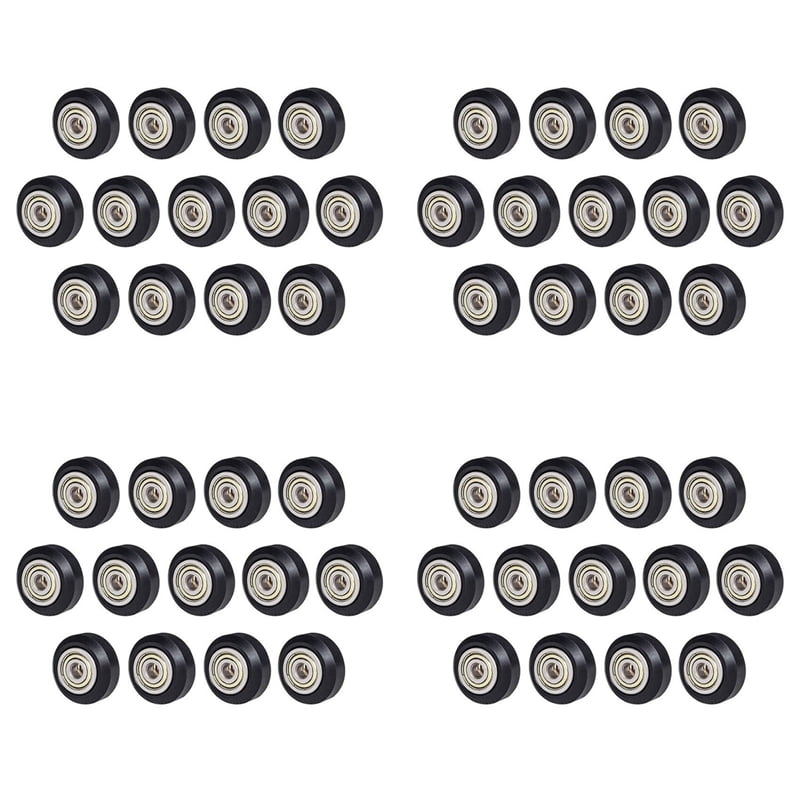 [52Pcs]3D Printer POM Pulley Wheels 625Zz Linear Bearing Ulley Passive ...