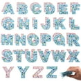 thumbnail image 1 of 52Pcs Cloth Letter Self Adhesive Patch Embroidery Letter Patch Sticker Customized Alphabet Embroidered Sticker for Bag DIY, 1 of 10