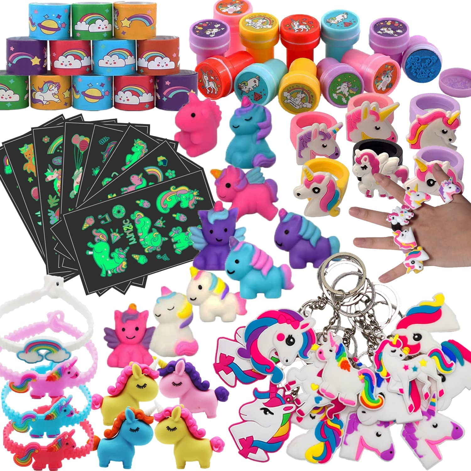 176PCS Birthday Unicorn Party Favors Supplies Toys for Kids Goodie Bags  Stuffers