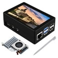 thumbnail image 1 of 52Pi 3.5 inch HDMI Touch Screen with Case for Raspberry Pi 5, w/ Official Active Cooler for Pi 5, 1 of 13