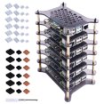 thumbnail image 1 of 52Pi 6-Layers Cluster Case for Raspberry Pi, Pi Rack Case with Raspberry Pi Heatsinks Stackable Case Stack Enclosure for Raspberry Pi 4/3/2 Model B,Raspberry Pi 3 Model B+ (Brown), 1 of 7