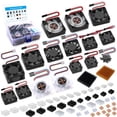 thumbnail image 1 of 52Pi Heatsink Fan Kit for Raspberry Pi, Cooler Fan Heatsink Set with PWM Speed Control Fan for Cooling Raspberry Pi 4, Pi 3 B+, Pi 3 B, Pi 2, Pi B+, Pi Zero/Zero W and Jetson Nano, RockPi, 1 of 9