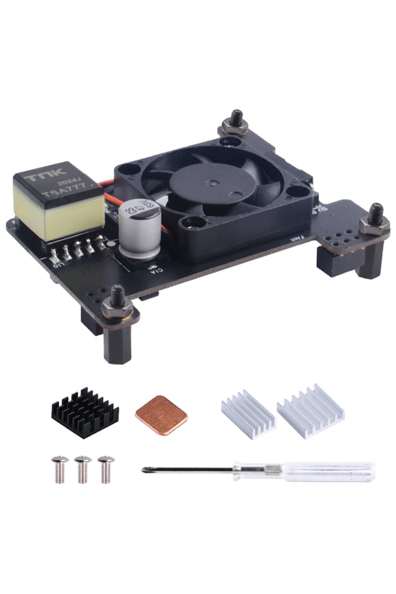 Isolated PoE HAT for Raspberry Pi 4 ModelB/3B+3B Plus,Support IEEE 802.3af 802.3at PoE Standard