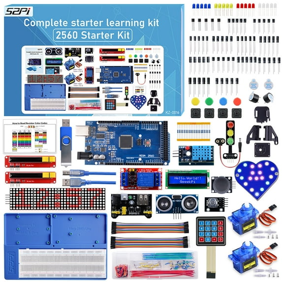 52Pi MEGA 2560 R3 Complete Starter Kit with Tutorial