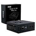 thumbnail image 1 of 52Pi Orange Pi 5/5B Metal Protective Case Enlosure Iron Shell With Cooling Fan Heatsinks Expansion Slot For 2280 SSD, 1 of 9