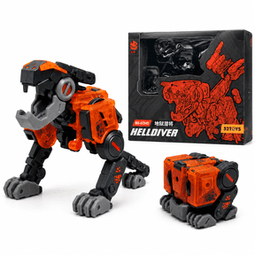 52TOYS BEASTBOX BB-02HD Helldiver Transforming Dinosaur Action Figure with Cube Mode, 1 Piece
