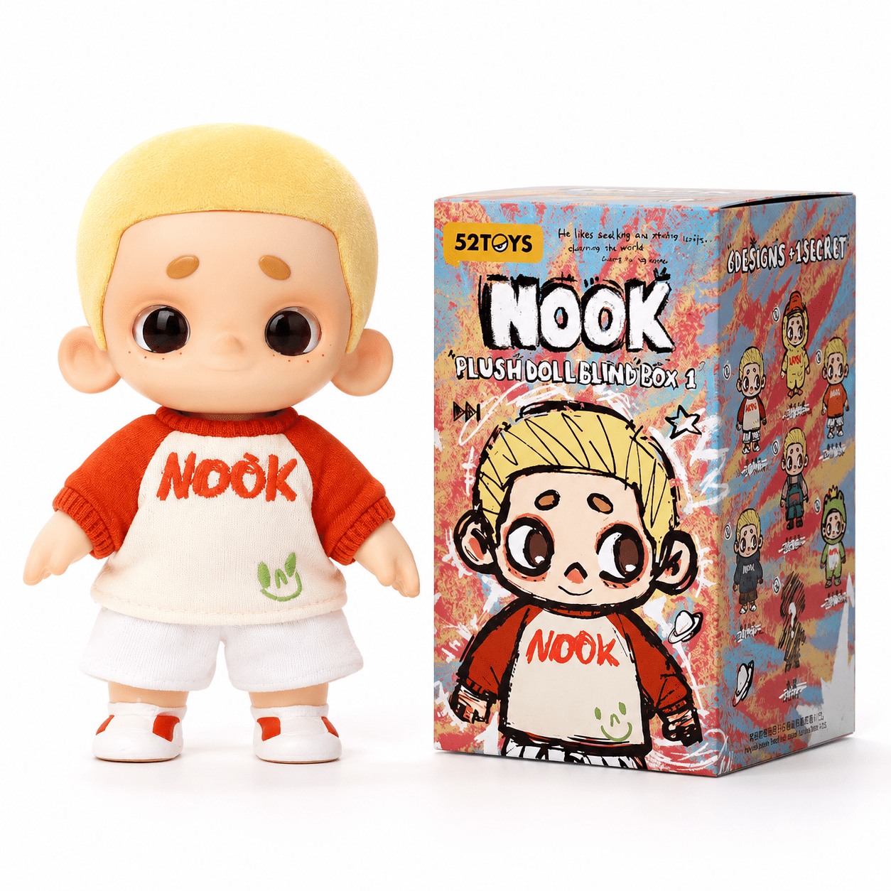 未開封セット　フィギュア　TOYS NOOK LITTLE WORLDヌーク 52TOYS NOOK's Little World Blind Box, 1 Random Collectible Figure