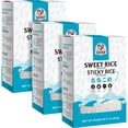 thumbnail image 1 of 52USA Sweet Sticky Rice 2 Pound (Pack of 3), Premium Glutinous Rice 96 Ounce (2721g), Gluten-Free, Vegan, All Natural, White Rice, Rich in Fibers and Minerals, 1 of 1