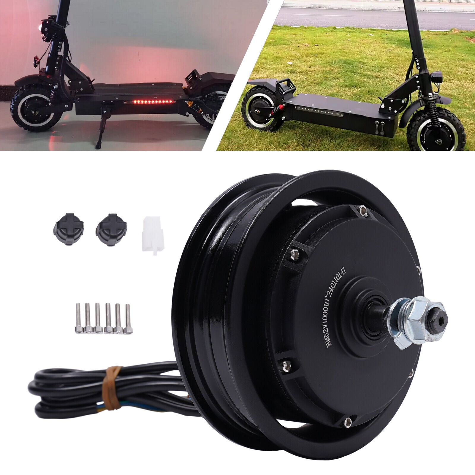 52V 1000W Electric Scooter Hub Motor E-Scooter Brushles Wheel 10 inch Motor
