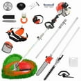 thumbnail image 1 of 52cc 2 Stroke Gas Hedge Trimmer, 5 in 1 Tool String Trimmer, Cordless Weed Wacker, Petrol Hedge Trimmers, Weed Eater Gas Powe with Multi Functional Trimming Tools, Powerful Brush Cutter, 1 of 11