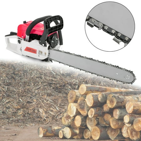 Mad Hornets 22” 52cc 2-Cycle Gas Powered Chainsaw, Aluminum Crankcase, Anti-Kickback Chain