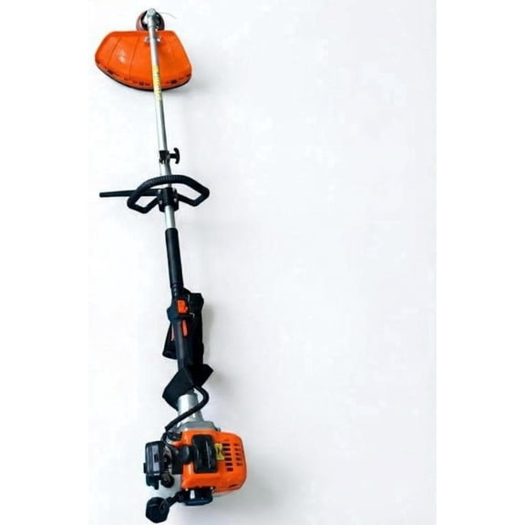 52cc Gas Powered Weed Wacker, 3 in 1 Gas Weed Eater with String Trimmer, 3 Teeth Brush Cutter & 40 Teeth Brush Blade, Shoulder Strap and Anti-Vibration Handle for 17" Cutting Path Lawn Care- Orange