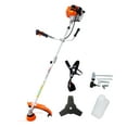 thumbnail image 1 of 52cc Gas Weed Eater String Trimmer Brush Cutter 2-in-1, 18"/10", Shoulder Strap, 1 of 9