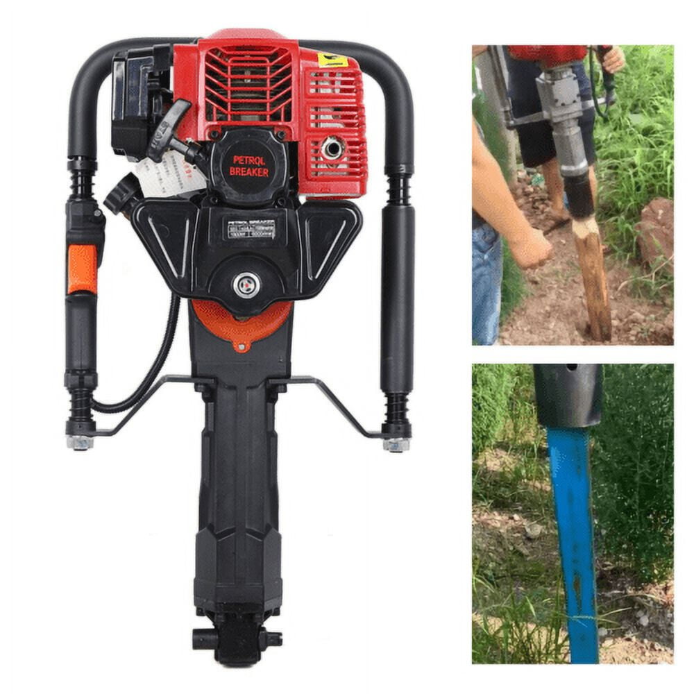 52cc Petrol Pilling Machine Driver Portable Gas Powered Fence Post ...