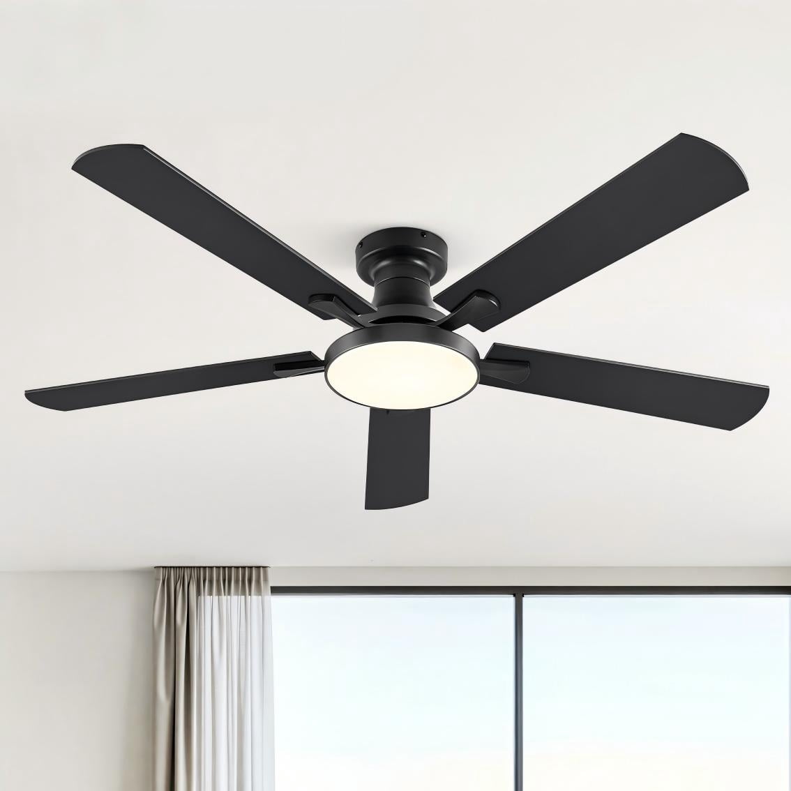 To Control Room Sign Lokivas 52in Ceiling Fan with Remote Control and Light, Modern ...
