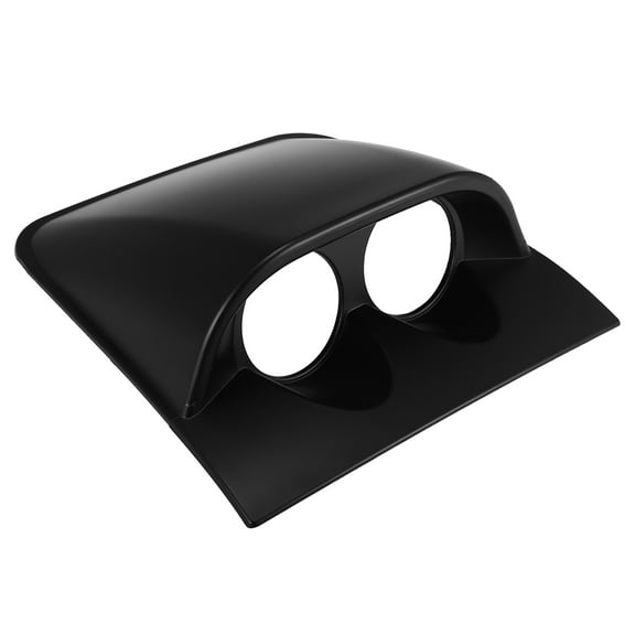 52mm 2" Dual 2 Hole Universal Console Dashboard Gauge Holder  Car Meter Mount Bracket Panel Shell Black