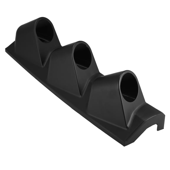 52mm 2" Triple Hole Universal Console Dashboard Gauge Holder Car Meter Mount Bracket Panel Shell Black for Left Driving