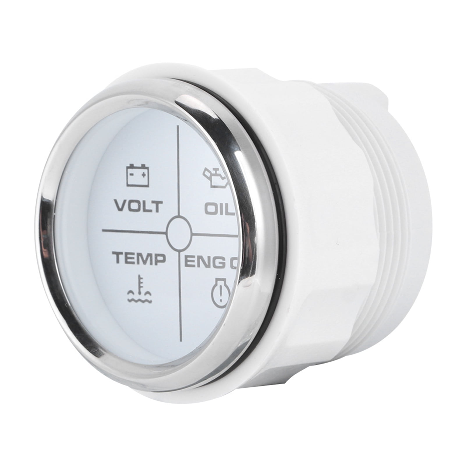 52mm/2in Multifunction 4LED Alarm Indicator Volt Water Temp Oil
