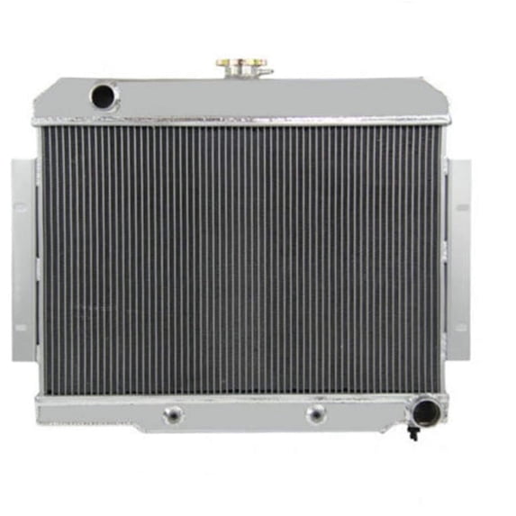 52mm 3Row Aluminum Radiator For 1973-1975 Jeep CJ6 All Models with Manual&Automatic Transmission 1973 1974 1975