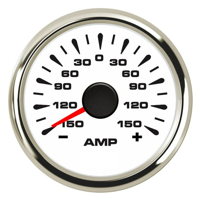 52mm Amp Gauge Ampere Meters Ammeters +/-50A Waterproof IP67 8 color Backlight 12V 24V ,Easy Installation