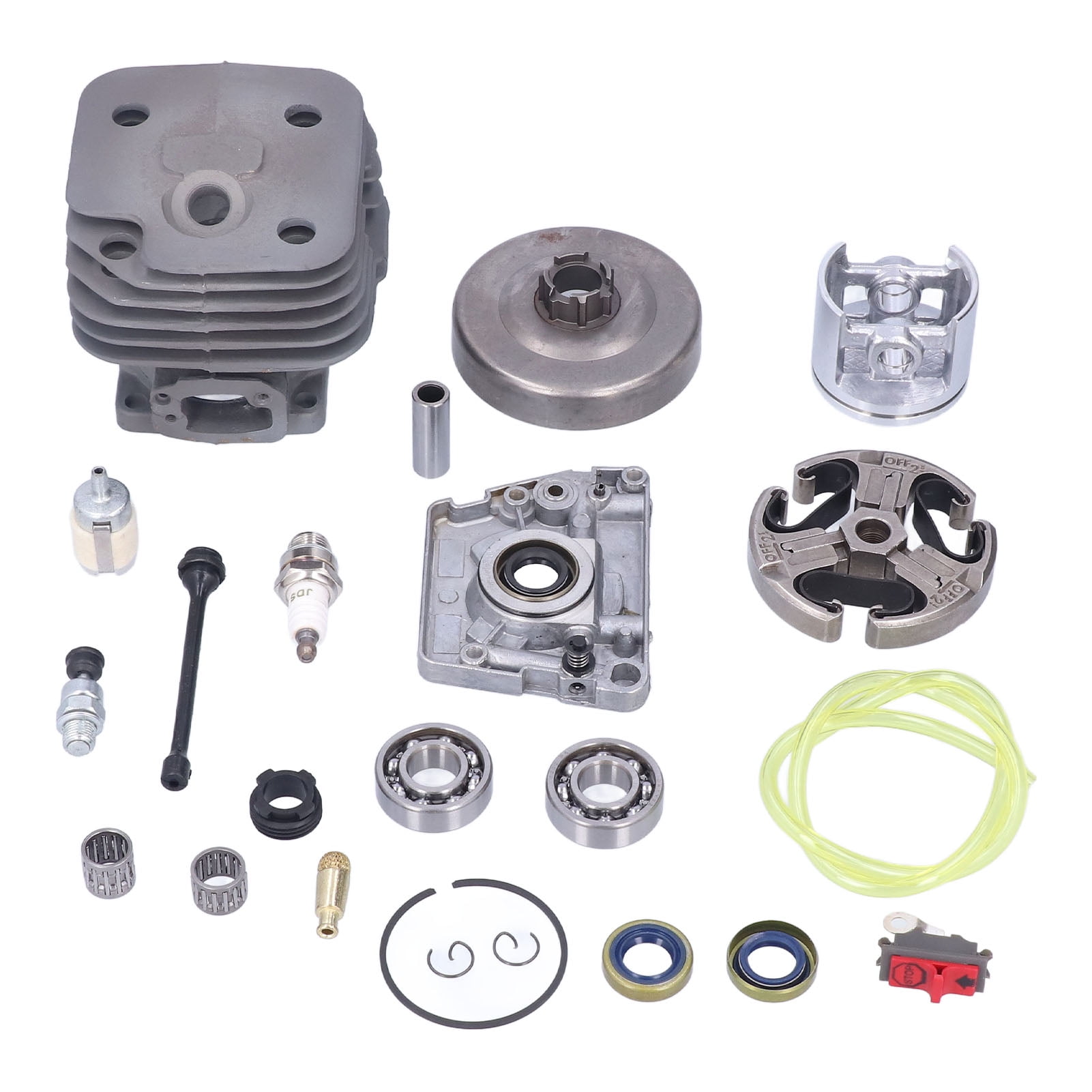 52mm Cylinder Piston Fuel Pipe Spark Plug Kit Chainsaw Accessory Fit