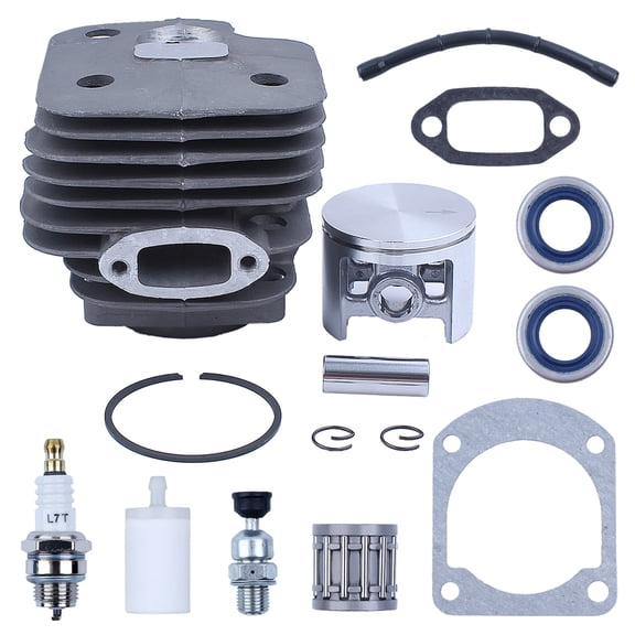 52mm Cylinder Piston Kit For Husqvarna 272 272XP 268 w Fuel Filter Line Oil Seal