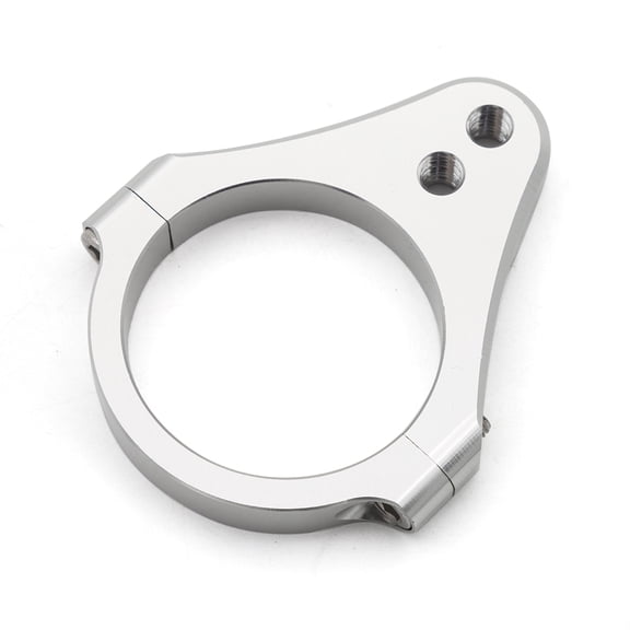 52mm Diameter Aluminum Universal Steering Damper Fork Frame Mounting Clamp Bracket Foot Fixer for Motorcycle Bike Modification