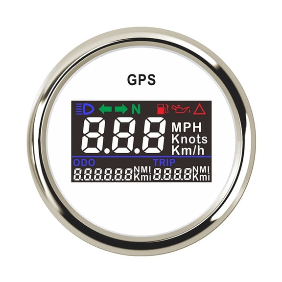 52mm Digital GPS meter Speed Gauge Odometer ATV UTV Motorcycle Marine Boat Buggy Golf Go Cart 12V/24V with Sensor ,Easy to Install